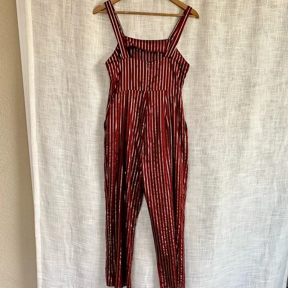 Show Me Your Mumu Striped Yvonne Metallic Jumpsuit - Picture 7 of 12